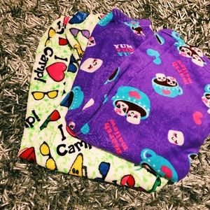 ✯🍭fuzzy pj pants🍭 ✯